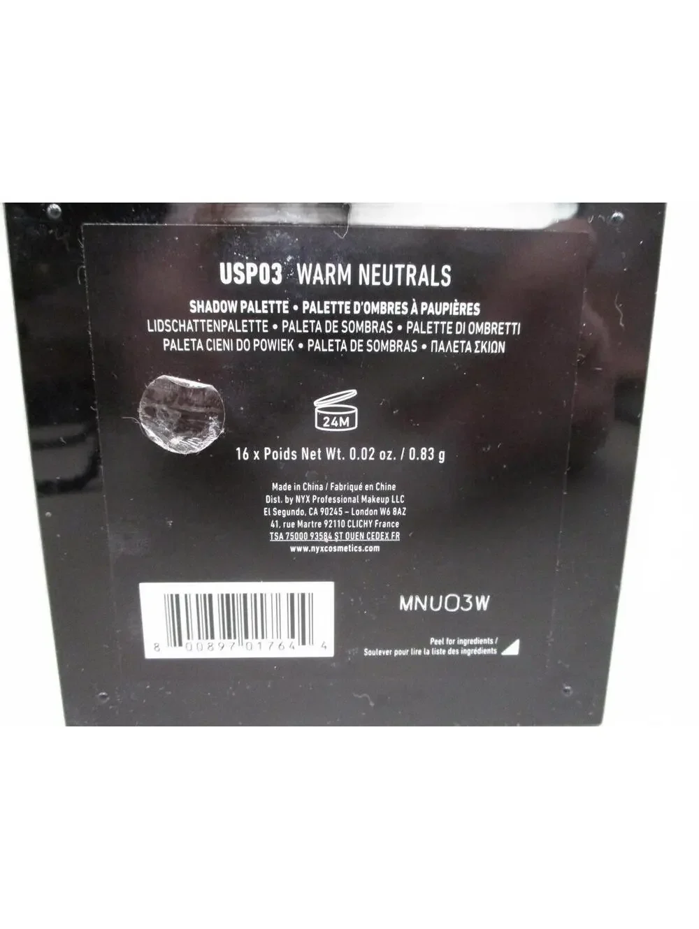 New NYX Ultimate Shadow Palette Warm Neutrals 16 Shade Eyeshadow Palette USP03